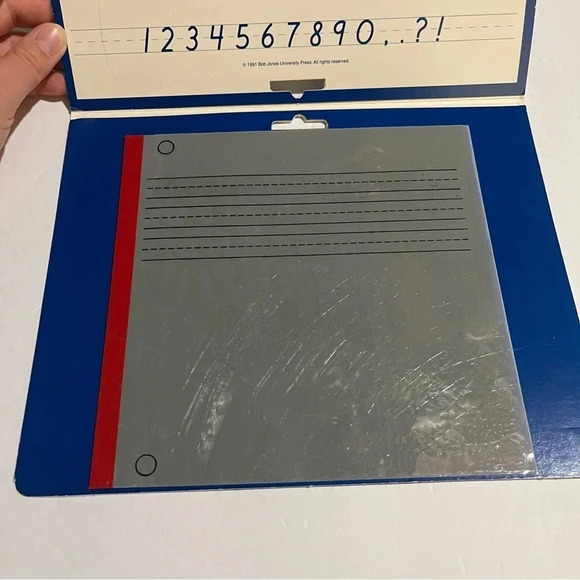 Bob Jones Practi-Slate 1991 Kids Writing Practice Reusable Homeschool No Mess - Picture 3 of 6